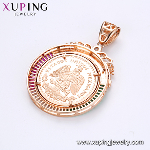 Xuping-colgante de foto grande chapado en oro rosa, foto, moneda de recuerdo, joyería, 33072, 33072 - Product Image 5