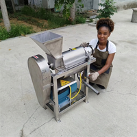 Dubbele rol-sapcentrifuge voor het schillen en ontpitten van fruit, inclusief citroenen, sinaasappels, kumquats en passievruchten