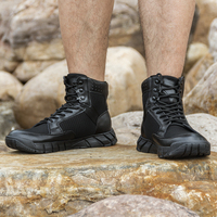 Chaussures de randonnée d'été, bottes tactiques respirantes en mesh, amortissantes