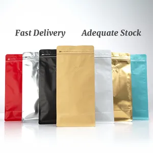 Fast Delivery OEM Factory With Valve And Zipper Packaging Coffee Mylar Bags