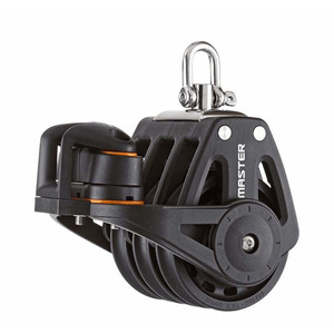 Master BP-7212FE Three-Wheel Rotary Cord Bearing Pulley 72mm Wheel Diameter 12mm Wire Diameter for Marine <b>Hardware</b> - Product Image 1