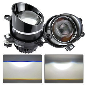 LELANPU H4 Accessoires Phare antibrouillard LED 3 pouces pour voiture, lentille <span class=keywords><strong>de</strong></span> projecteur, lampe <span class=keywords><strong>de</strong></span> conduite, <span class=keywords><strong>feux</strong></span> <span class=keywords><strong>de</strong></span> <span class=keywords><strong>brouillard</strong></span> pour Honda Grace <span class=keywords><strong>Clio</strong></span> 4 Fiat - Product Image 1