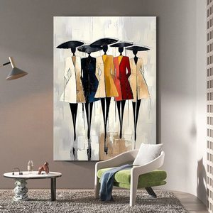 <span class=keywords><strong>Peinture</strong></span> à l'huile <span class=keywords><strong>abstraite</strong></span> peinte à la main, cadre élégant, texture décorative pour salon, style luxe léger haut de gamme pour femmes - Product Image 4