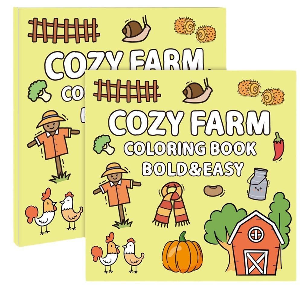 Libro da colorare fattoria TS04-Cozy