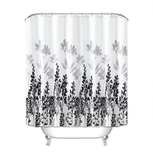 Bán Buôn Polyester Không Thấm Nước Rèm Tắm Cho Phòng Tắm Nhà Phân Vùng Rèm Tùy Chỉnh Rèm Tắm Vải - Product Image 5