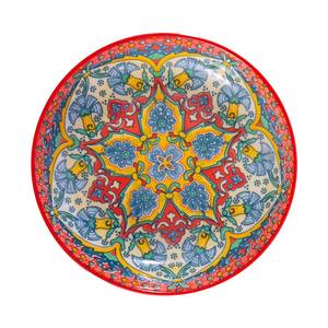 BST بوهيمية عتيقة 7 بوصة 8 بوصة شمالية أطباق عشاء سيراميك أدوات مائدة ملونة فواكه إبداعية أطباق عميقة مستدامة - Product Image 6