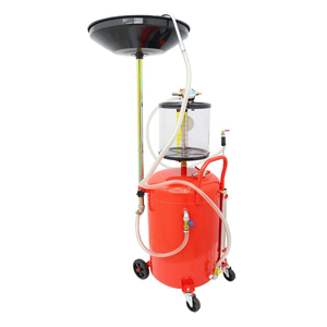 80L <span class=keywords><strong>Oil</strong></span> Changing Sucking Machine para Carros Waste <span class=keywords><strong>Oil</strong></span> Drain Tank Extrator de óleo pneumático com funil preto - Product Image 3