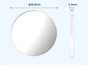 Miroir à <span class=keywords><strong>selfie</strong></span> magnétique à prix avantageux pour téléphones, caméra arrière, miroir convexe fin compatible avec tous les téléphones, kit de vlog - Product Image 3