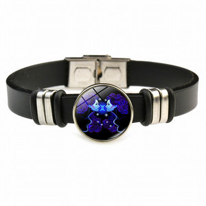 12 zodyak bilezikler silikon kauçuk saat düğüm Charm bilezik ZU026 - Product Image 2