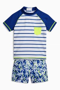 Productos de Proveedores Chinos: Conjuntos de Camiseta y Pantalones Cortos a Rayas para Bebés - Product Image 2