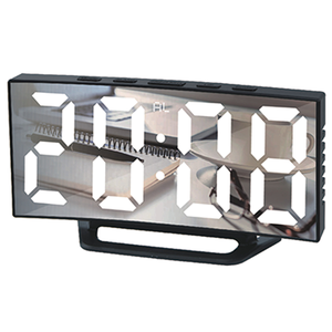 Phong cách hiện đại snooze điện tử đồng hồ báo thức <span class=keywords><strong>LED</strong></span> gương Màn hình hiển thị sinh viên nghiên cứu nhà đồng hồ - Product Image 3