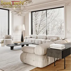 Minimalist ische Wohn möbel Wohnzimmer Set 7-Sitzer Sofa Set