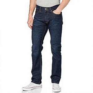 Jeans Personalizados con Efecto Desgastado, Parches Bordados de Denim, Diseño Floral y de Leopardo, Estilo Vintage de los 80, Cintura Doble, Color Azul Deslavado, Parches con Remaches para Hombre - Product Image 3