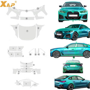 Vente en gros transfrontalière tpu7.5MIL <span class=keywords><strong>mat</strong></span> transparent pour <span class=keywords><strong>BMW</strong></span> i4 G26 film de protection de voiture prédécoupé réparation de chaleur anti-rayures - Product Image 1
