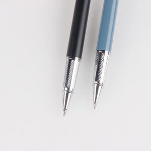 Stylos neutres au design classique, disponibles en plusieurs couleurs, pour cadeaux d'affaires en métal - Product Image 4