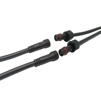 Connecteur M12 2 broches 3 broches IP65 22AWG mâle-femelle pour câble et bande LED