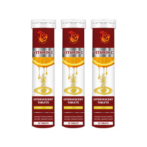 Tabletas Efervescentes de Vitamina C OEM ODM con Antioxidantes, Vitamina C que Promueve la Producción de Colágeno, Tabletas de Suplementos Dietéticos - Product Image 1
