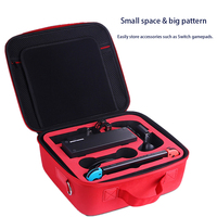 Étui de transport antichoc en EVA rigide pour Nintendo Switch, ensemble complet, grande pochette de protection avec bandoulière pour les voyages et le rangement en extérieur