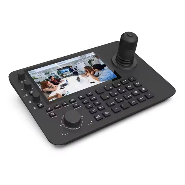 NDI HX 4K hd Mi Android 11 Touch Screen 7 Inch Large Screen PTZ IP Joystick Controller Keyboard Real-time for Live Streaming