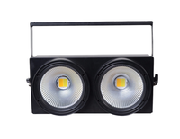 Lumière d'audience de scène 2 yeux RGBW 4in1 led cob blinder 2x100W pour Disco Stage Lights