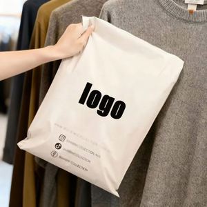 Custom Low MOQ High Quality Postal Bags Black Matte logo Shipping Bag Clothing Poly Mailing Package for Clothes <b>Box</b> - Product Image 1