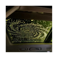 Vente chaude Auto intérieur lumière ambiante plein ciel étoile toit atmosphère lumière panoramique toit ouvrant étoile Film romantique voiture décoration