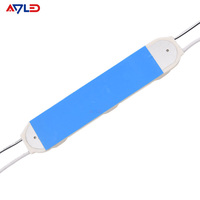 Module d'éclairage publicitaire LED SMD 2835 à injection, 12V 24V IP67 3W 16*27 °   Éclairage LED pour les bacs à lumière de signalisation extérieure