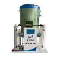 Générateur de dioxyde de chlore DeYuan standard export, contrôlé par PLC, entraîné par moteur, 2000 L/heure, machine de désinfection pour l'Afrique