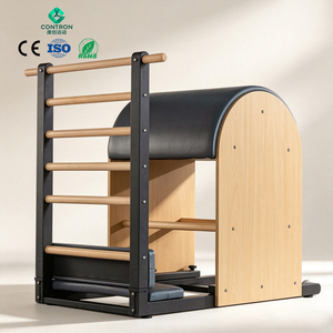 Baril d'escalade Pilates en bois d'érable CONTRON – Écologique, durable, multifonctionnel, réglable – Équipement professionnel – Garantie 5 ans - Product Image 1