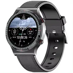 Jam tangan pintar modis untuk pria jam tangan pintar panggilan G08 jam bisnis perangkat dapat dipakai pria gelang pintar baru