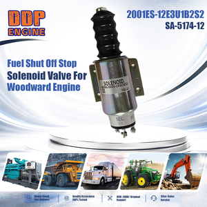 Vanne solénoïde d'arrêt de carburant 2001ES-12E3U1B2S2 SA-5174-12 pour moteur Woodward - Product Image 2