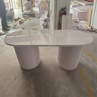 Modernes neues Design Hochzeits torte Display PVC Ripple Sockel Acryl Esstisch Bankett Tisch