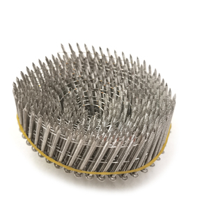 Clavo para Enmarcar en Bobina Plana Brillante de 3" x .120 con Alambre de 15 Grados y Vástago Liso - Product Image 1