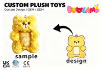 Peluche OEM de haute qualité en tissu doux pour enfants, idéale comme cadeau promotionnel d'entreprise