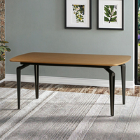 Usine chinoise vend des tables à manger en céramique avec pieds en métal de luxe moderne personnalisés, plateau en verre trempé, meubles de salle à manger 4 places