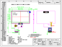 Module d'affichage LCD TFT IPS GJD 4,3 pouces à écran tactile capacitif 480x272 pixels, rétroéclairage LED RVB 24 bits, luminosité 500 cd/m²