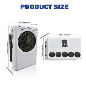 Condizionatore d'Aria 12V 24 Volt, Capacità di Raffreddamento 1800W-2200W, Basso Consumo di Corrente, AC DC per Camion - Product Image 2