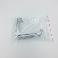 Clip de fixation en fil d'acier à ressort métallique réutilisable pour caisses en contreplaqué et en bois