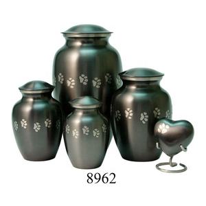 Urnas de cremación de latón macizo para cenizas humanas, urnas funerarias de latón de diseño lujoso para cenizas - Product Image 3