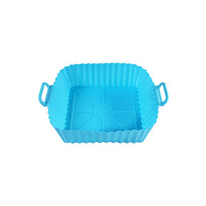 Accesorios para Freidora de Aire Rectangular, Revestimiento de <span class=keywords><strong>Silicona</strong></span> para Freidora de Aire, Molde Doble de <span class=keywords><strong>Silicona</strong></span> para Freidora de Aire - Product Image 2