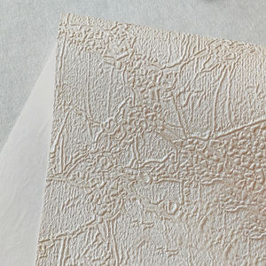 1.06m PVC papier peint moderne en relief blanc vinyle étanche conception stéréoscopique pour la décoration murale de la maison et de l'hôtel - Product Image 5