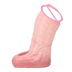 SXXY 5 pouces, manchon de pénis couleur chair, anneau de pénis ouvert, manchon de pénis en silicone réutilisable, <span class=keywords><strong>préservatif</strong></span>, manchon d'agrandissement du pénis, améliorant sexuel - Product Image 4