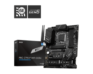 เมนบอร์ด <span class=keywords><strong>MSI</strong></span> <span class=keywords><strong>PRO</strong></span> <span class=keywords><strong>Z790</strong></span>-<span class=keywords><strong>P</strong></span> <span class=keywords><strong>WIFI</strong></span> DDR4 128G LGA 1700 แบบ Four-Channel ATX WIFI6E สำหรับซีพียู Intel รุ่นที่ 14/13/12 สำหรับเดสก์ท็อป - Product Image 1