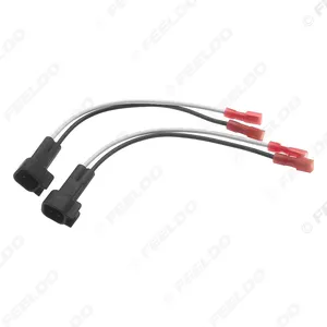2pcs Car 2Pin Stereo Speaker Wire Harness Adaptors For Ford Auto Speaker Replacement Connection Wiring Plug Cables