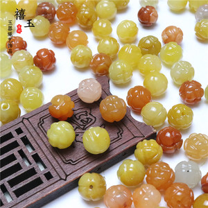 Cuentas <span class=keywords><strong>de</strong></span> <span class=keywords><strong>Jade</strong></span> Loto con Hilo Dorado xiyv <span class=keywords><strong>de</strong></span> 10.13mm, Cuentas Sueltas <span class=keywords><strong>de</strong></span> Dragón Amarillo Natural, Accesorios <span class=keywords><strong>de</strong></span> Joyería, Cuentas Redondas <span class=keywords><strong>de</strong></span> <span class=keywords><strong>Jade</strong></span> - Product Image 3