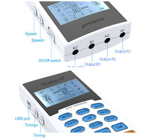 Kanada Medizin produkt Lizenz Tragbare Körper massage Elektro therapie gerät Eingebaute Batterie Elektrischer Muskels timulator Zurück - Product Image 4