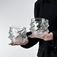 Ensemble de verres à whisky en cristal créatifs, verres à cocktail et à bière classiques, verrerie de bar haut de gamme pour la maison et les fêtes