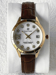 Fashionable and elegant ladies' watch, water-resistant student wristwatch with <b>calendar</b> and rhinestones - Product Image 6