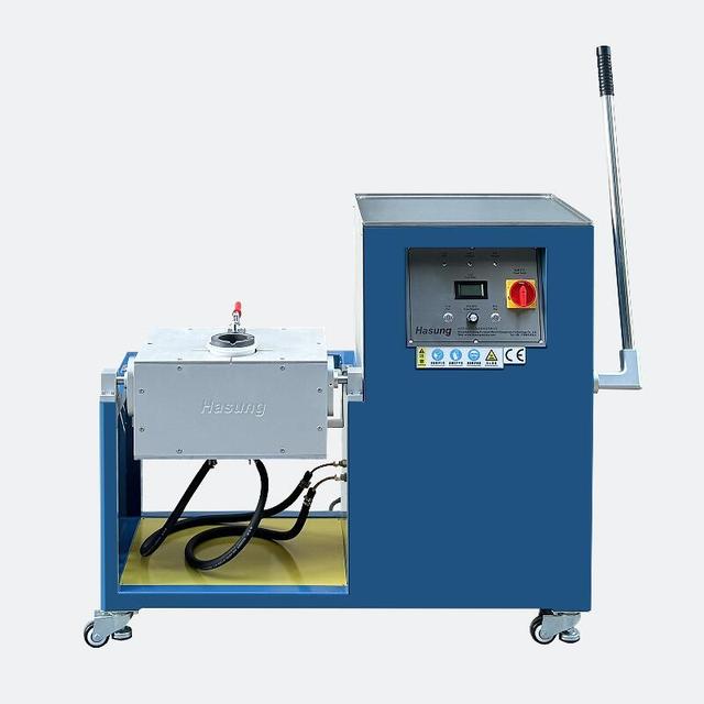 Metal Melting Machine for Gold Tilting Type Melting Furnace 15kg Induction Melting Furnace for Sale