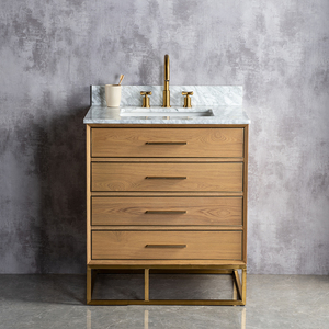 HOMEDEE Morden Solid Wood Used <strong>Bathroom</strong> Vanity <strong>Cabinets</strong> for <strong>Bathroom</strong> - Product Image 2
